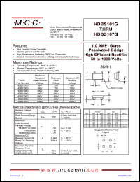 HDBS105G Datasheet