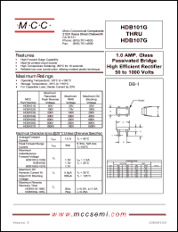 HDB101G Datasheet