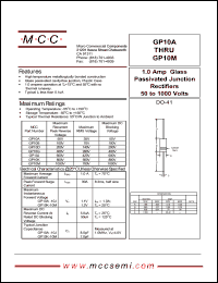 GP10A Datasheet