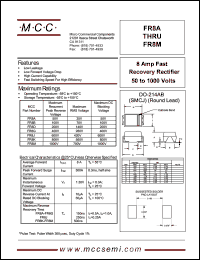 FR8D Datasheet