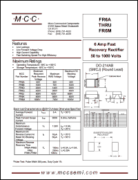 FR6M Datasheet