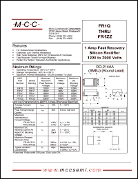 FR1Q Datasheet