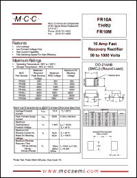 FR10A Datasheet