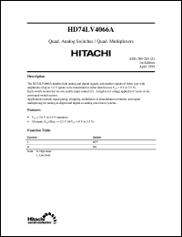 HD74LV4053A Datasheet