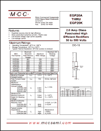 EGP20J Datasheet