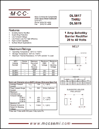 DL5819 Datasheet
