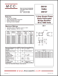 DB107 Datasheet