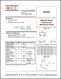 BAV99 Datasheet