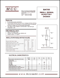 BAT85 Datasheet