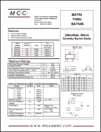 BAT54C Datasheet