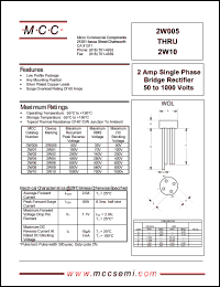 2W10 Datasheet