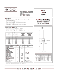 1SA0 Datasheet