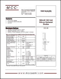 1N914 Datasheet