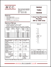 1N4942 Datasheet