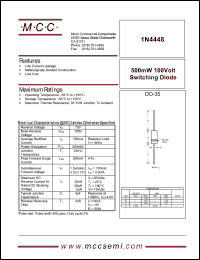 1N4448 Datasheet