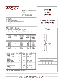 1N4003 Datasheet