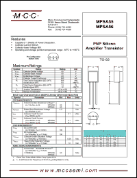 MPSA56 Datasheet