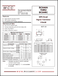 BC848A Datasheet
