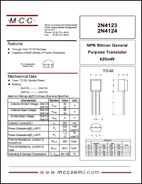2N4124 Datasheet