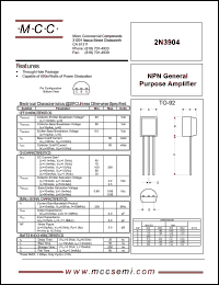 2N3904 Datasheet