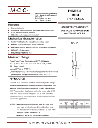 P6KE75 Datasheet