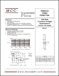 P5KE64 Datasheet