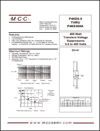 P4KE68 Datasheet