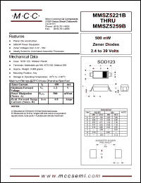 MMSZ52508BS Datasheet