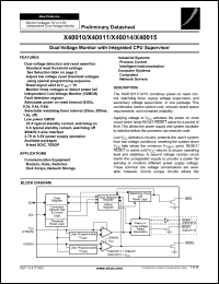 X40014V8I-A Datasheet