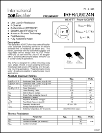 IRFR9024NTR Datasheet