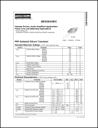 BDX54C Datasheet