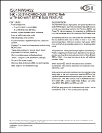 IS61NW6432-8TQ Datasheet