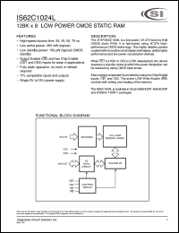 IS62C1024L-55T Datasheet