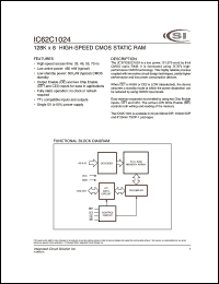 IC62C1024-55TI Datasheet