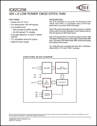 IC62C256-70T Datasheet