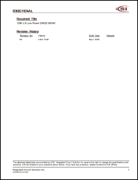 IC62C1024AL-35TI Datasheet