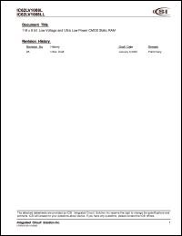 IC62LV1008L-100B Datasheet