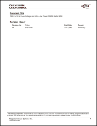 IC62LV12816DL-100TI Datasheet