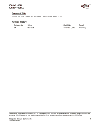 IC62VV1008L-100BI Datasheet