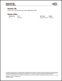 IC62VV5128LL-100BI Datasheet