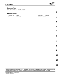 IC61LV6416-10KI Datasheet