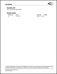 IC61S6432-100TQI Datasheet