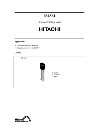 2SB561 Datasheet