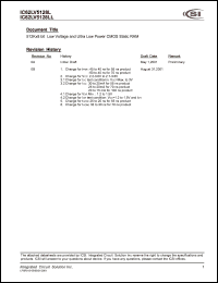 IC62LV5128LL-100BI Datasheet
