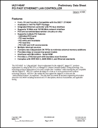 IA21140AF-PQF144I Datasheet