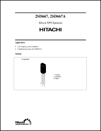 2SD667 Datasheet