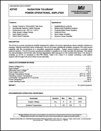 42142 Datasheet
