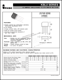 KBL08 Datasheet