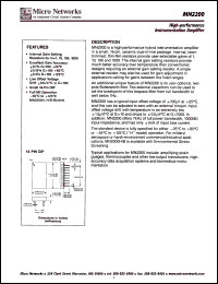 MN2200H/B Datasheet
