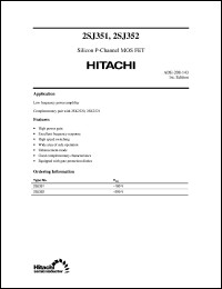 2SJ351 Datasheet
